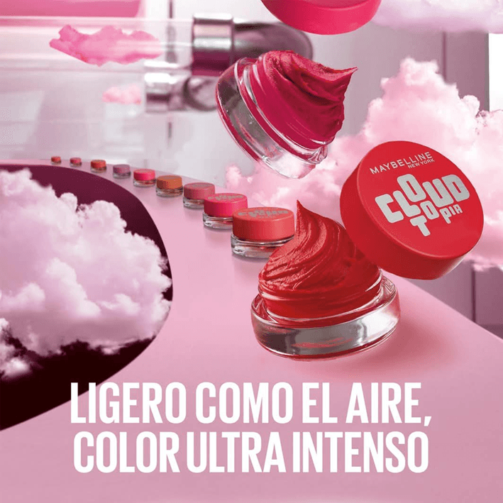 Rubor en Mousse Para Mejillas y Labios Cloudtopia Maybelline X 5 Gr