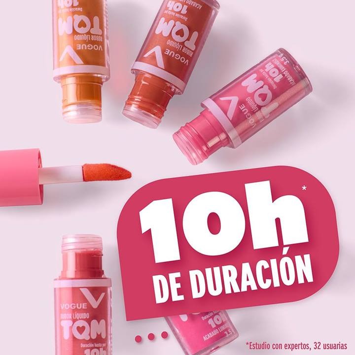 Rubor Líquido TQM Vogue X 3.5 Gr