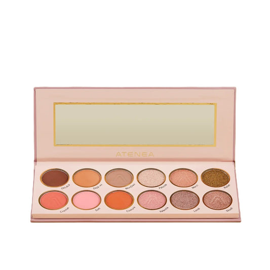 Paleta De Sombras Rose X 12 Tonos Sublime Atenea