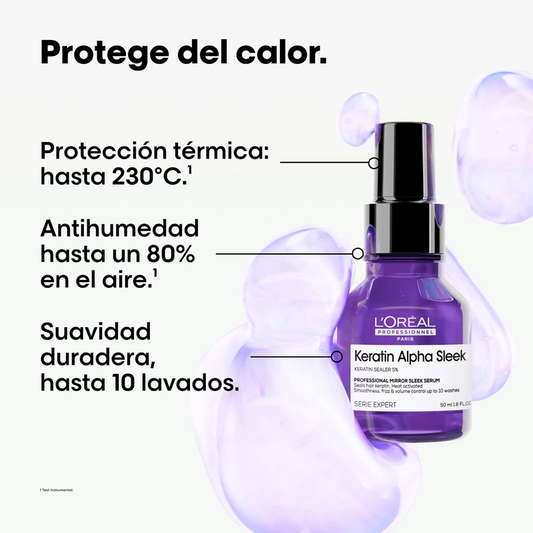 Serum Keratin Alpha Sleek Serie Expert L'oreal Professionel X 50 mL