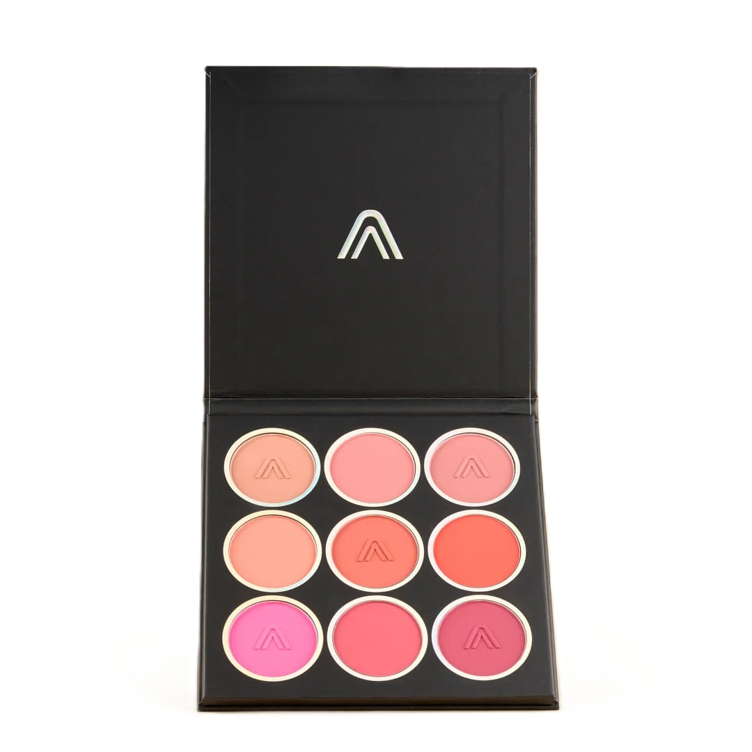 Paleta De Rubores Blushed Cheeks Atenea X 9 Tonos