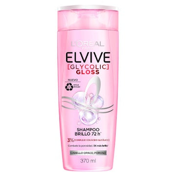 Shampoo Glycolic Gloss Loreal Paris X 370 mL
