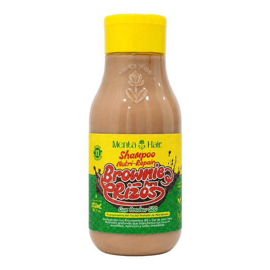 Shampoo Nutri-Repair Brownie para Rizos Menta Hair X 550 mL
