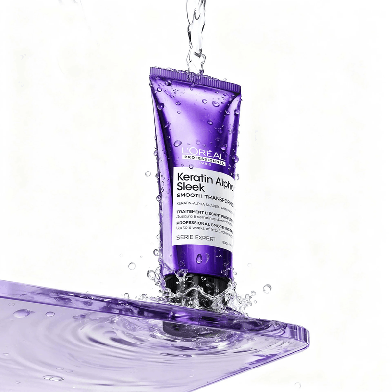 Tratamiento Smooth Transformer Keratin Alpha Sleek Serie Expert L'oreal Professionel X 200 mL
