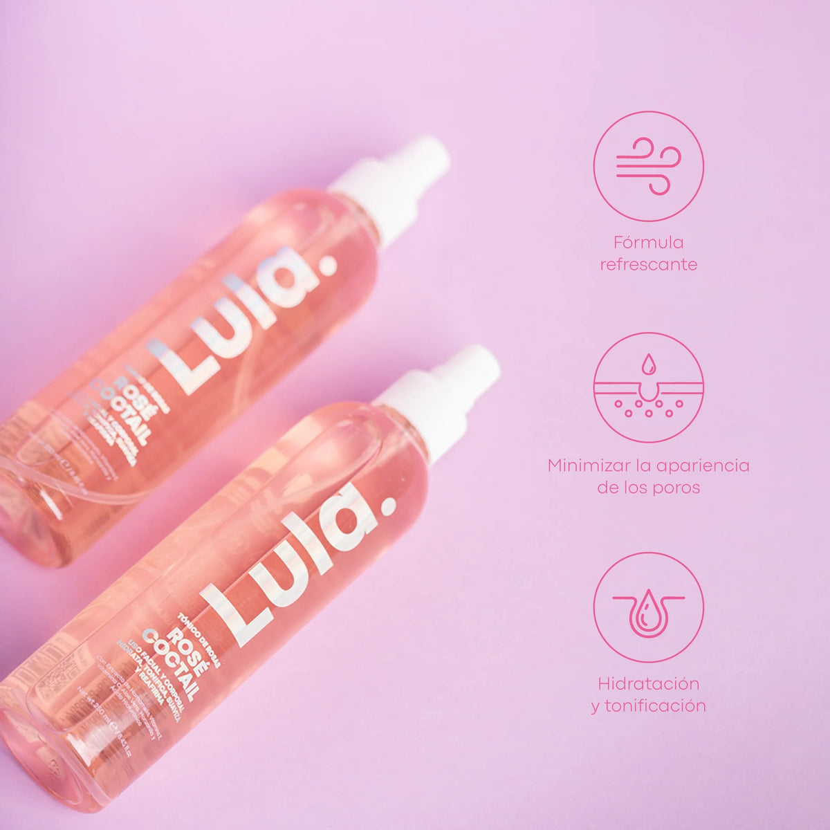 Agua De Rosas Con Extracto De Hamamelis Lula X 250 mL