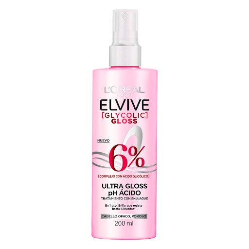 Tratamiento Capilar Glycolic Gloss Loreal Paris X 200 mL