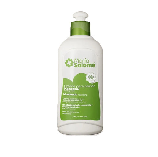 Crema para Peinar Keratin2 María Salomé X 350 mL