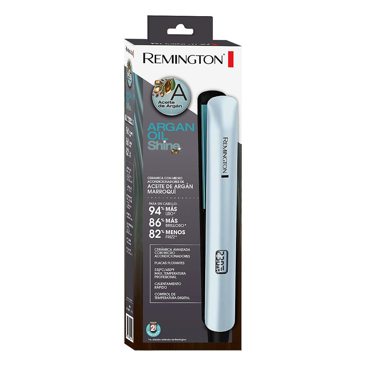 Plancha Alisadora Remington Argán Oil Shine