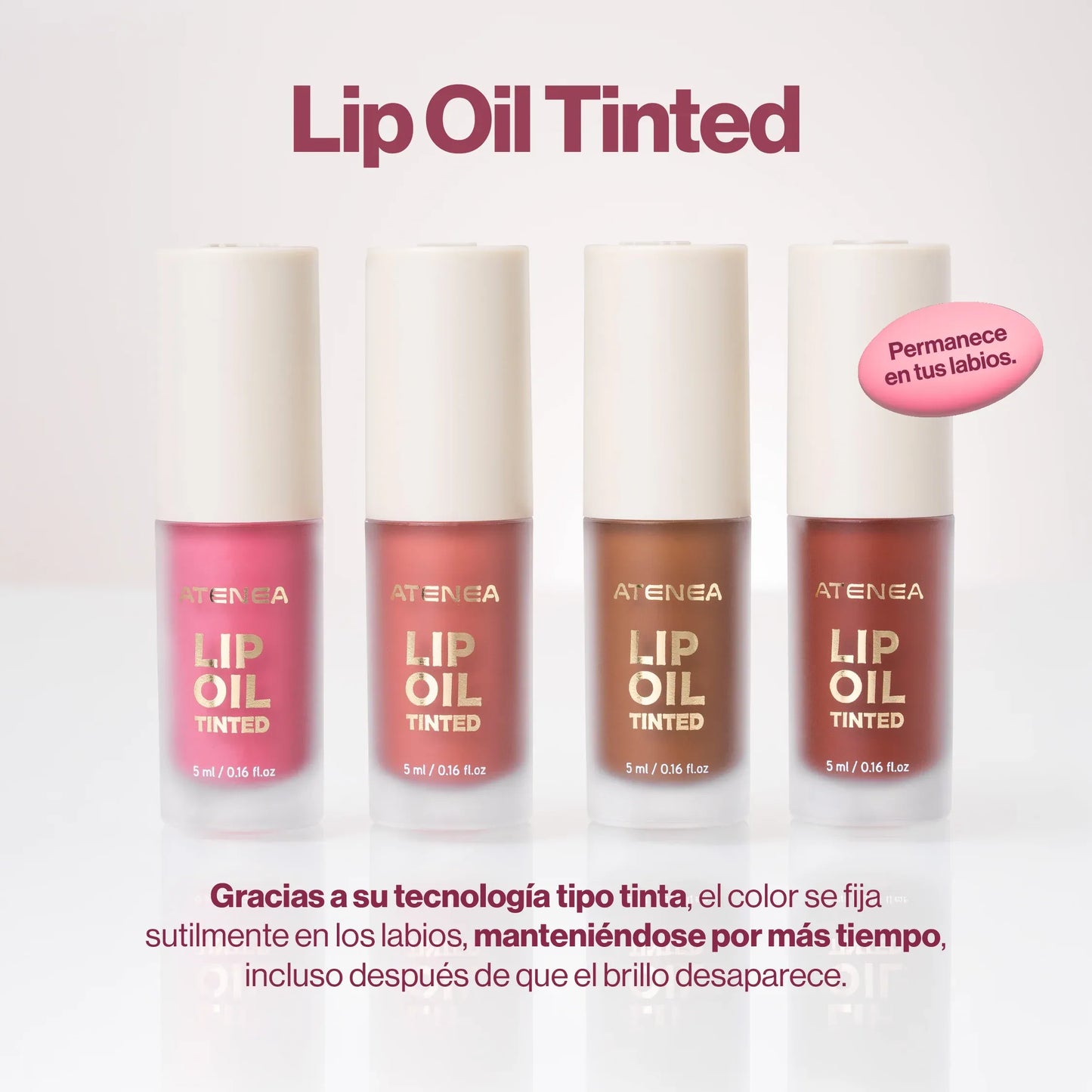 Lip Oil Tinted Atenea X 5 mL
