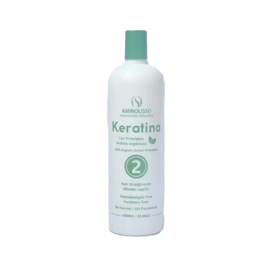 Keratina Con Principios Orgánicos Aminolisso Paso 2 X 1000 mL