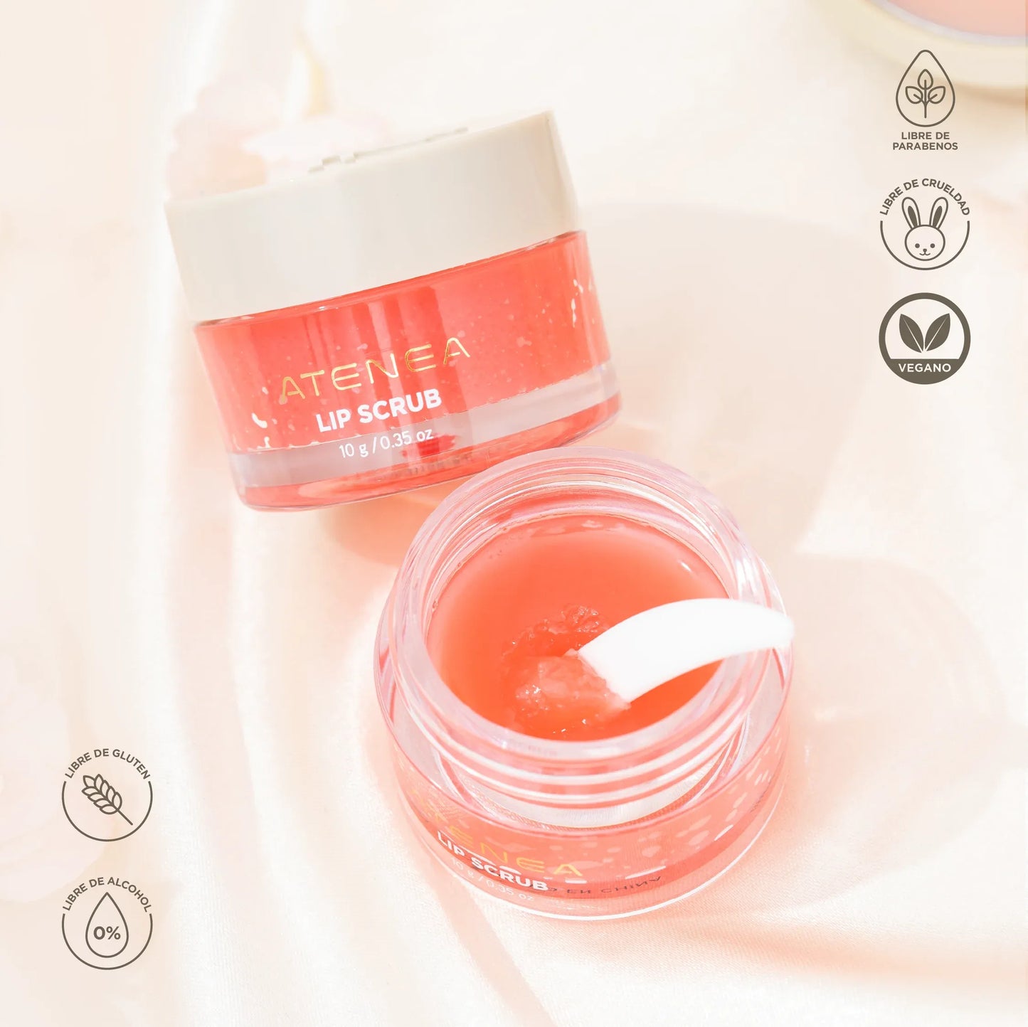 Exfoliante Para Labios Lip Scrub Atenea