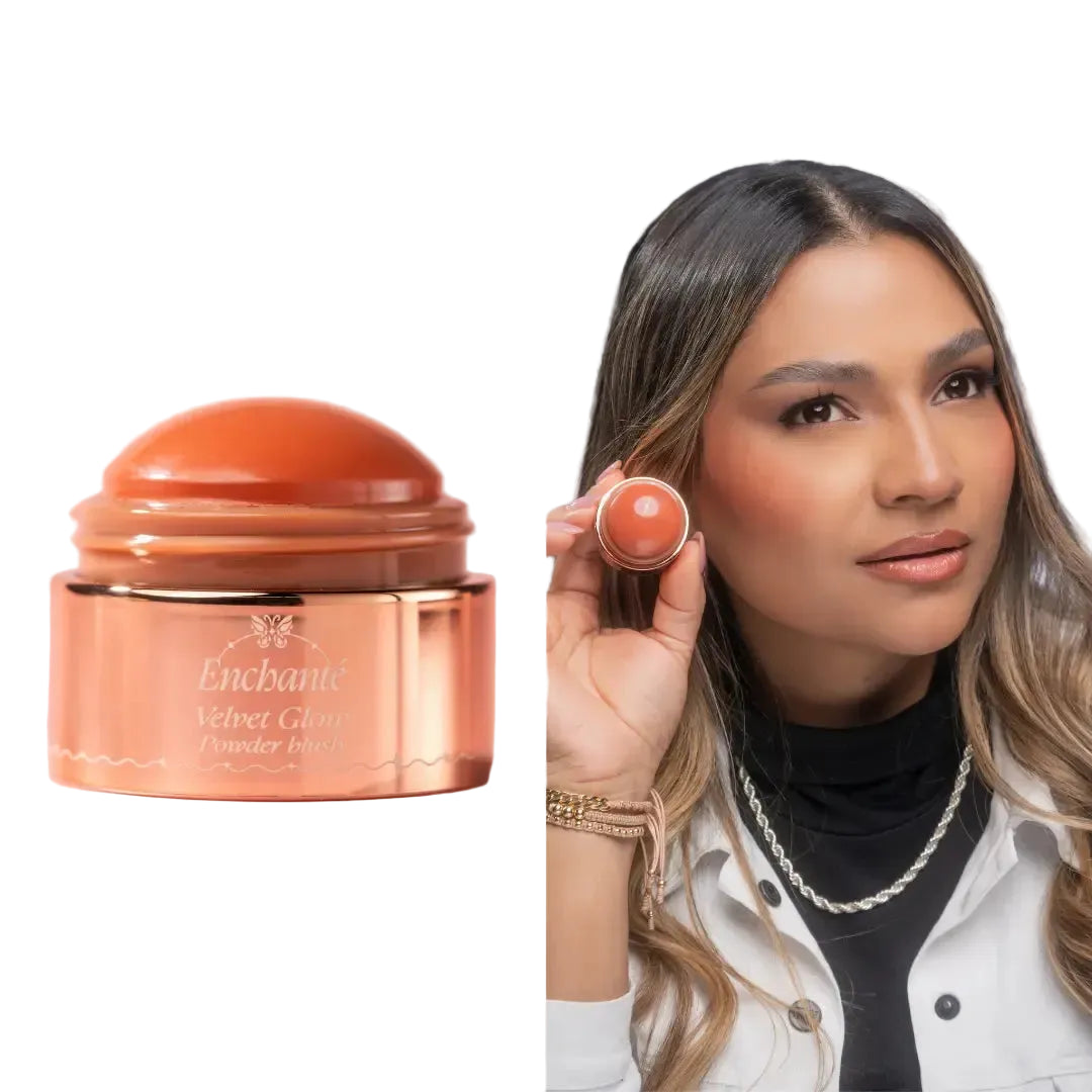 Rubor Velvet Glow Powder Blush Enchante X 8 Gr