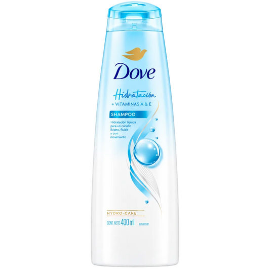 Shampoo Hidratación + Vitaminas A & E Dove X 400 mL