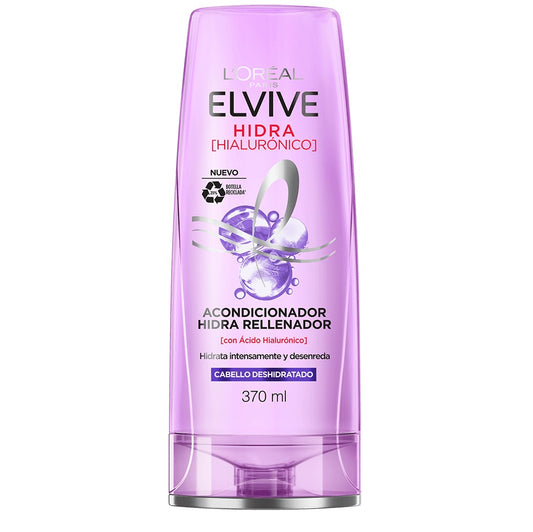Acondicionador Hidra Hialuronico  Elvive Loreal Paris X 370 mL