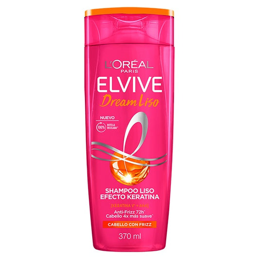 Shampoo Dream Liso Elvive Loreal Paris X 370 mL