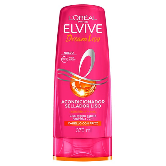 Acondicionador Dream Liso Elvive Loreal Paris X 370 mL