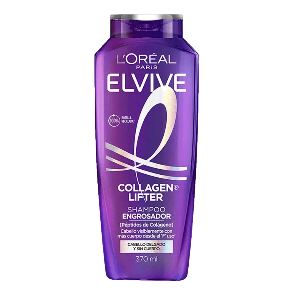 Shampoo Engrosador Colageno Elvive Loreal Paris X 370 mL