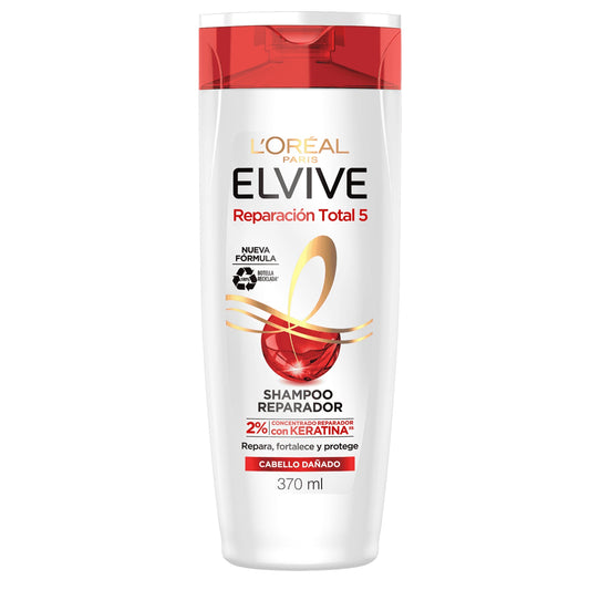 Shampoo Elvive Reparación Total Loreal Paris X 370 mL