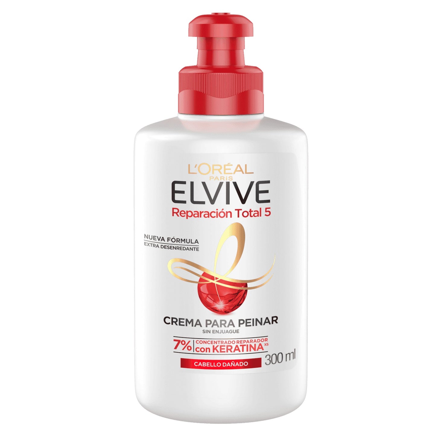 Crema Para Peinar Reparación Total Elvive Loreal Paris X 300 mL