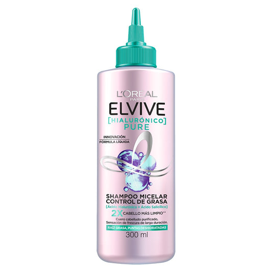 Shampoo Micelar Hialuronico Pure Loreal Paris X 300 mL