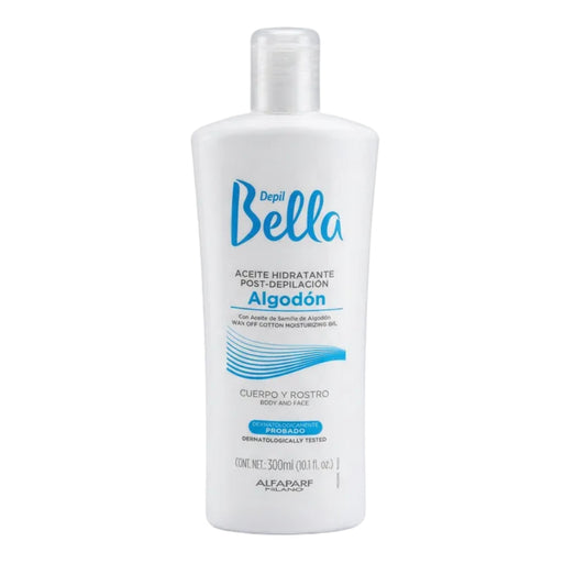 Aceite Post Depilacion Hidratante Algodon Depil Bella X 300 mL