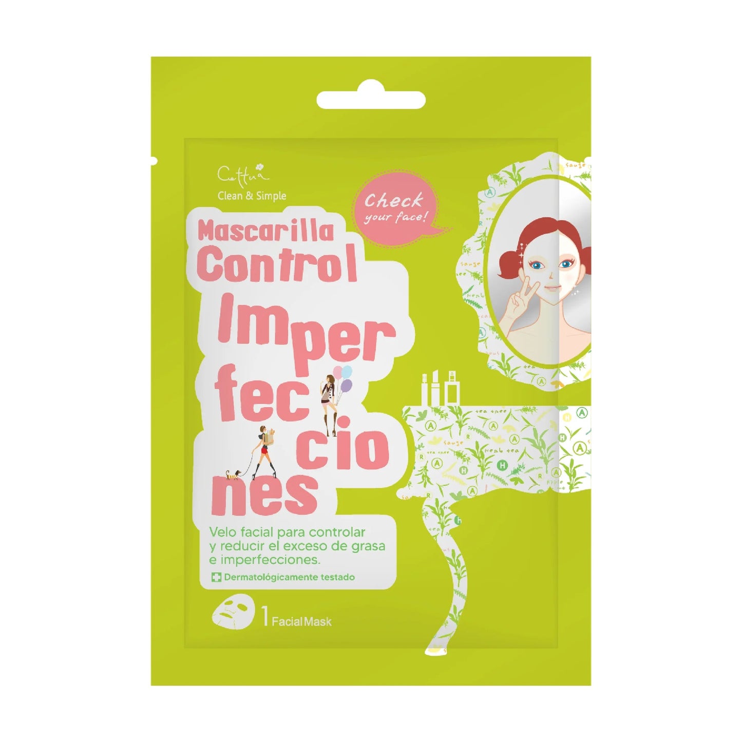 Mascarilla Control Imperfecciones Cettua X 1 Und
