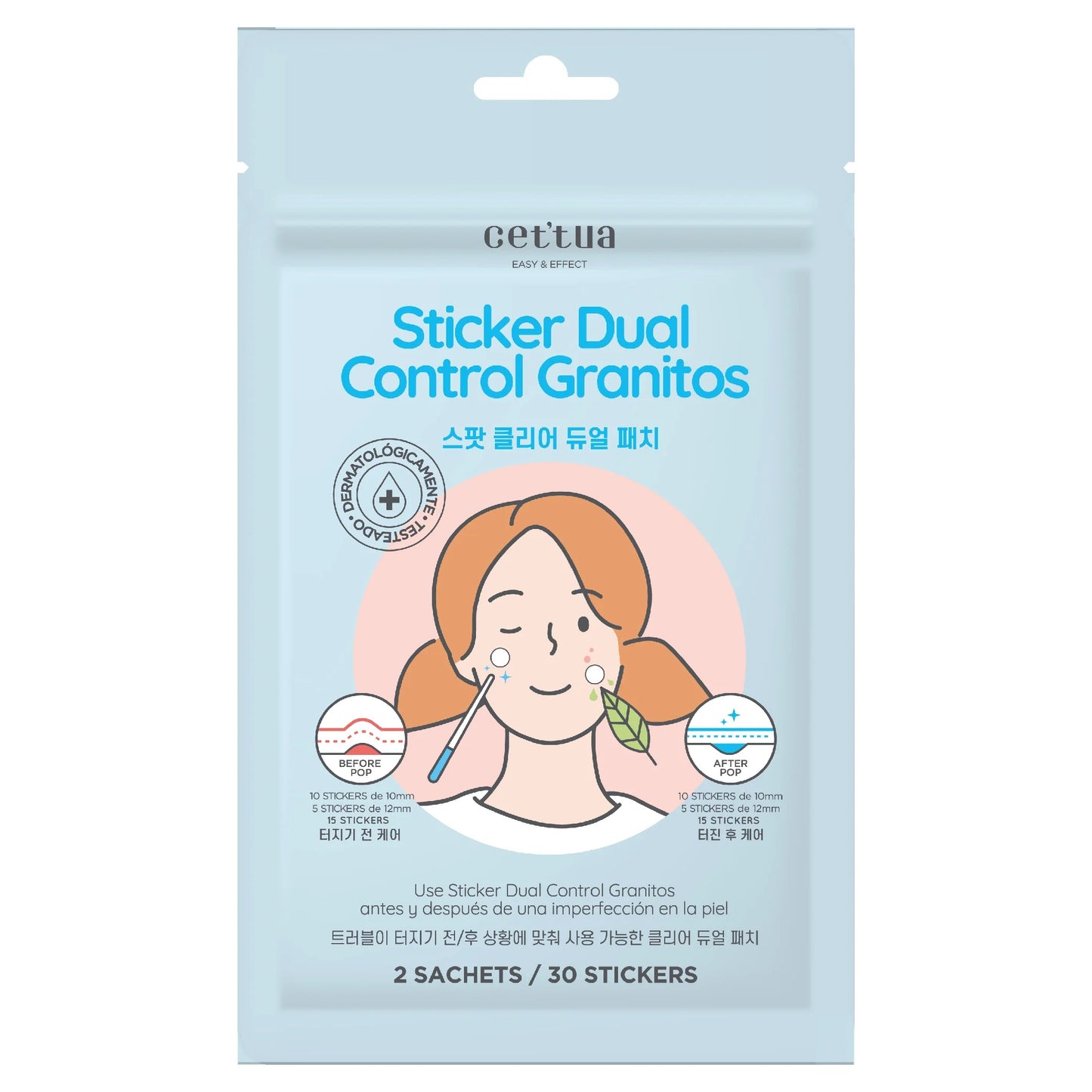 Sticker Dual Control Granitos Cettua X 30 Und