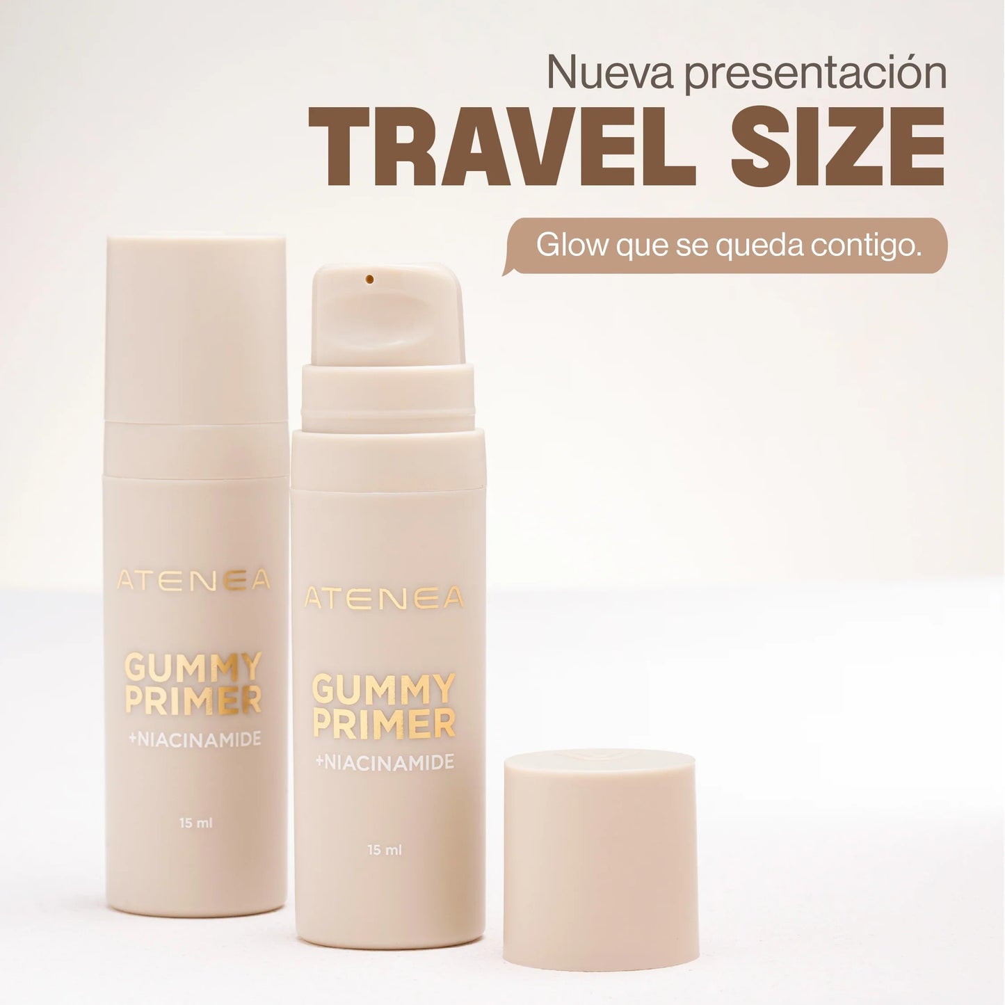 Mini Gummy Primer +Niacinamide Extreme Pink Atenea X 15 mL
