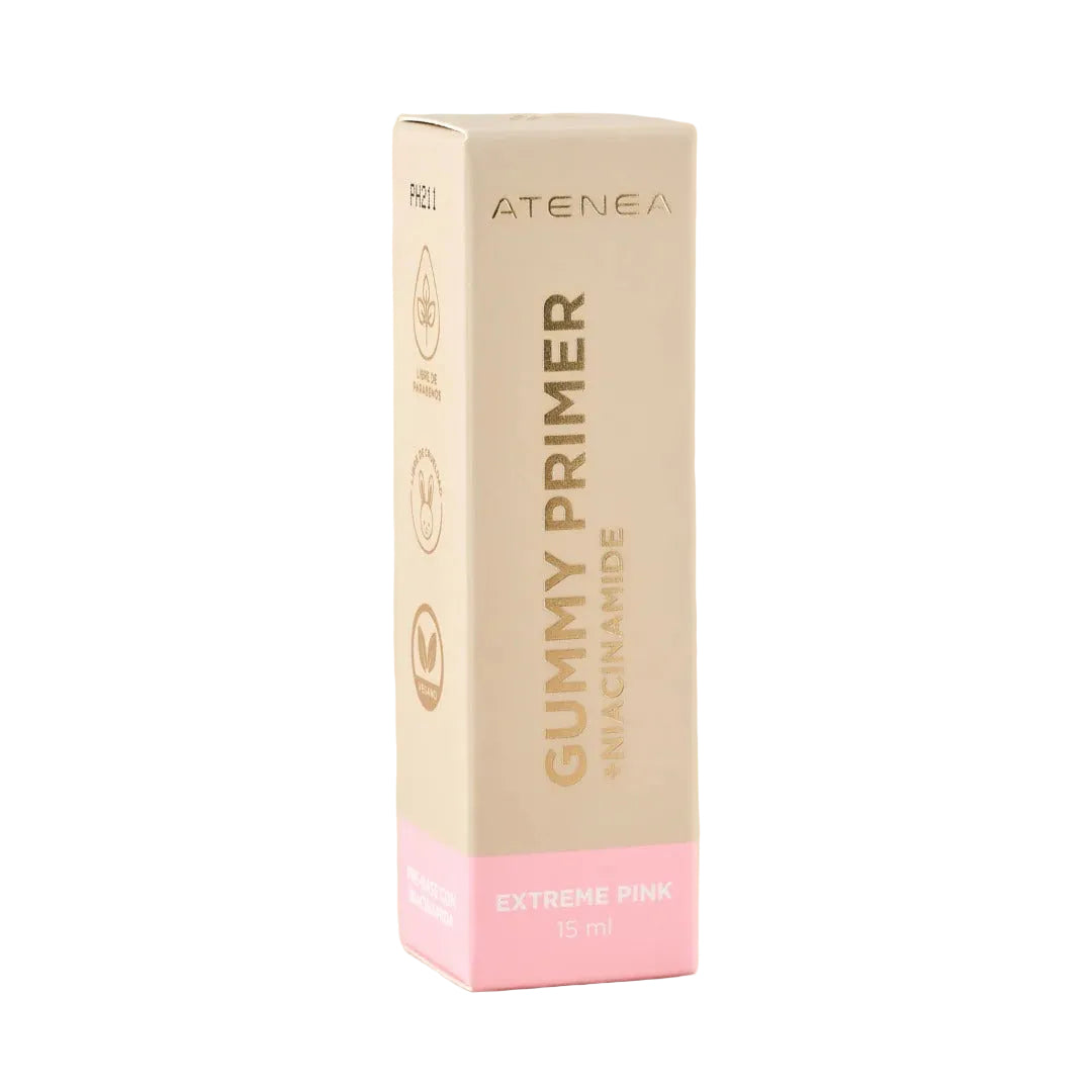 Mini Gummy Primer +Niacinamide Extreme Pink Atenea X 15 mL