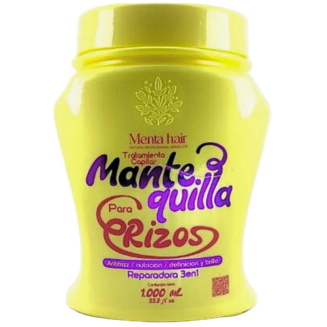 Mantequilla Para Rizos 3 en 1 Menta Hair  X 1.000 mL