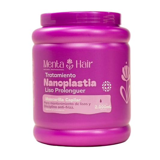 Bombonera Nanoplastia Liso Prolonguer Menta Hair X 2.000 mL