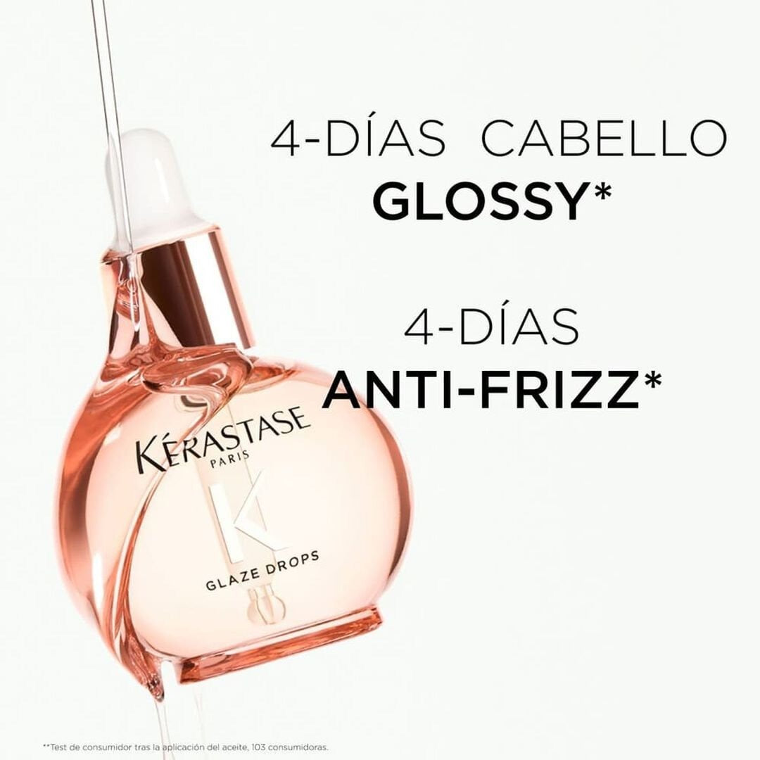 Aceite Anti Frizz Brillo Intenso Gloss Absolu Glaze Drops Kerastase X 45 mL