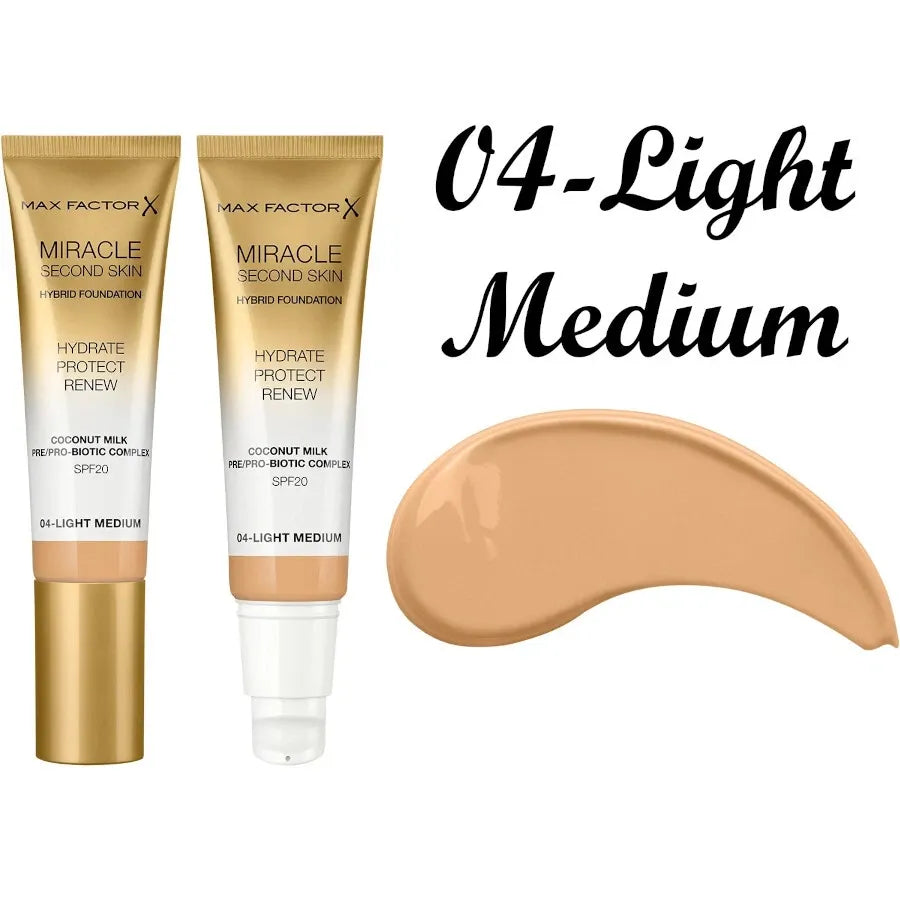Base Miracle Second Skin MaxFactor X 30 mL