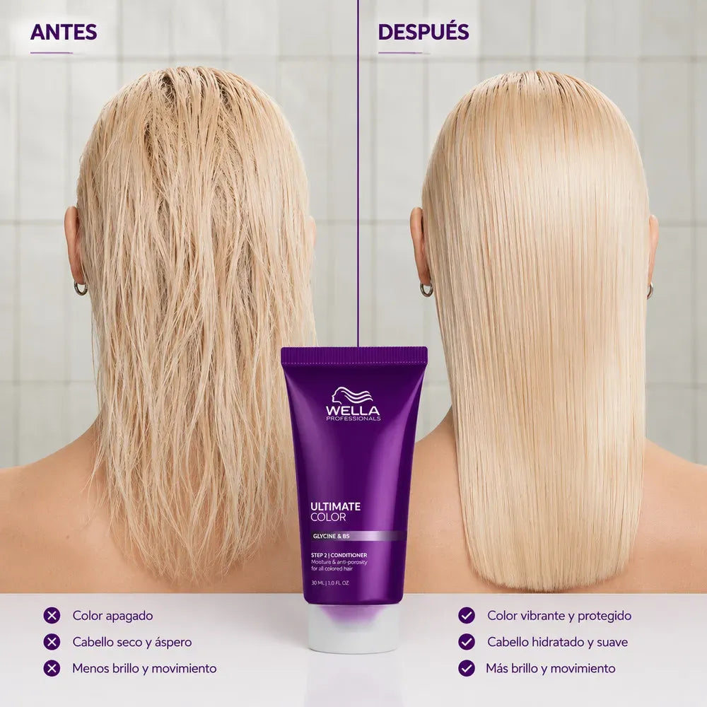 Acondicionador Ultimate Color Wella Professionals X 30 mL