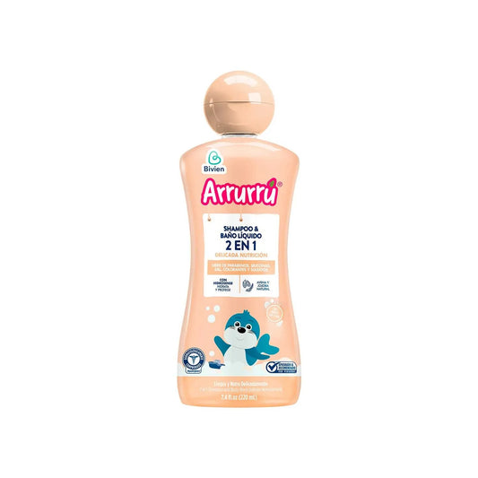 Shampoo & Baño Líquido 2 en 1 Delicada Nutrición Arrurrú