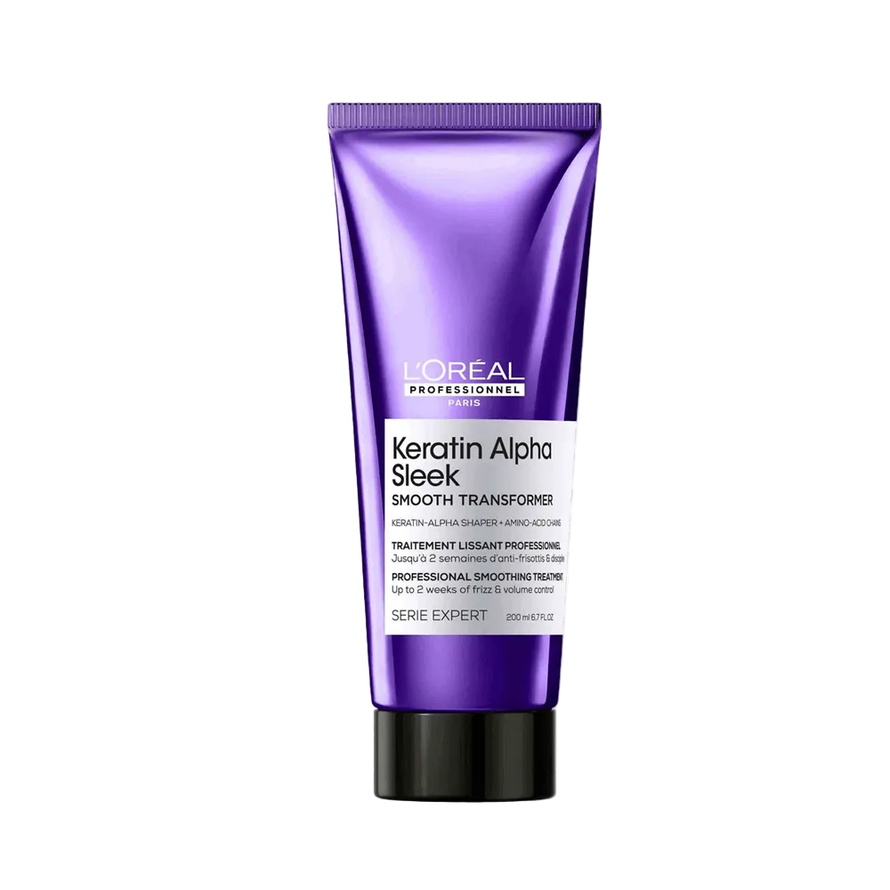 Tratamiento Smooth Transformer Keratin Alpha Sleek Serie Expert L'oreal Professionel X 200 mL