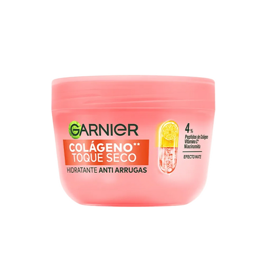 Crema Hidratante Toque Seco Colágeno Garnier X 85 Gr