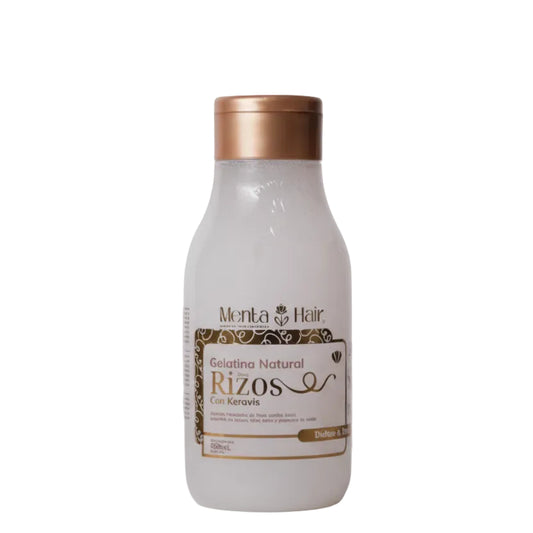 Gelatina Natural Para Rizos con Keravis Menta Hair X 550 mL