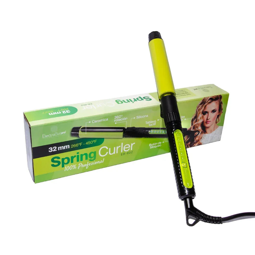 Pinza Rizadora Spring Curler ElectroBell Pro