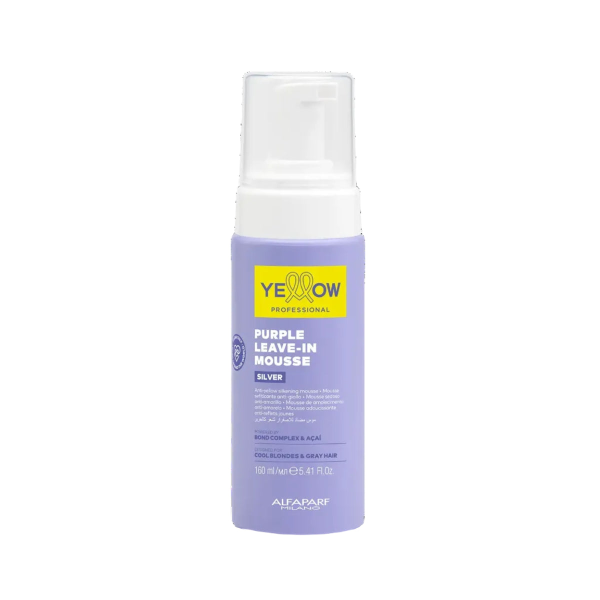 Tratamiento Leave in Mousse Purple Silver Yellow X 160 mL