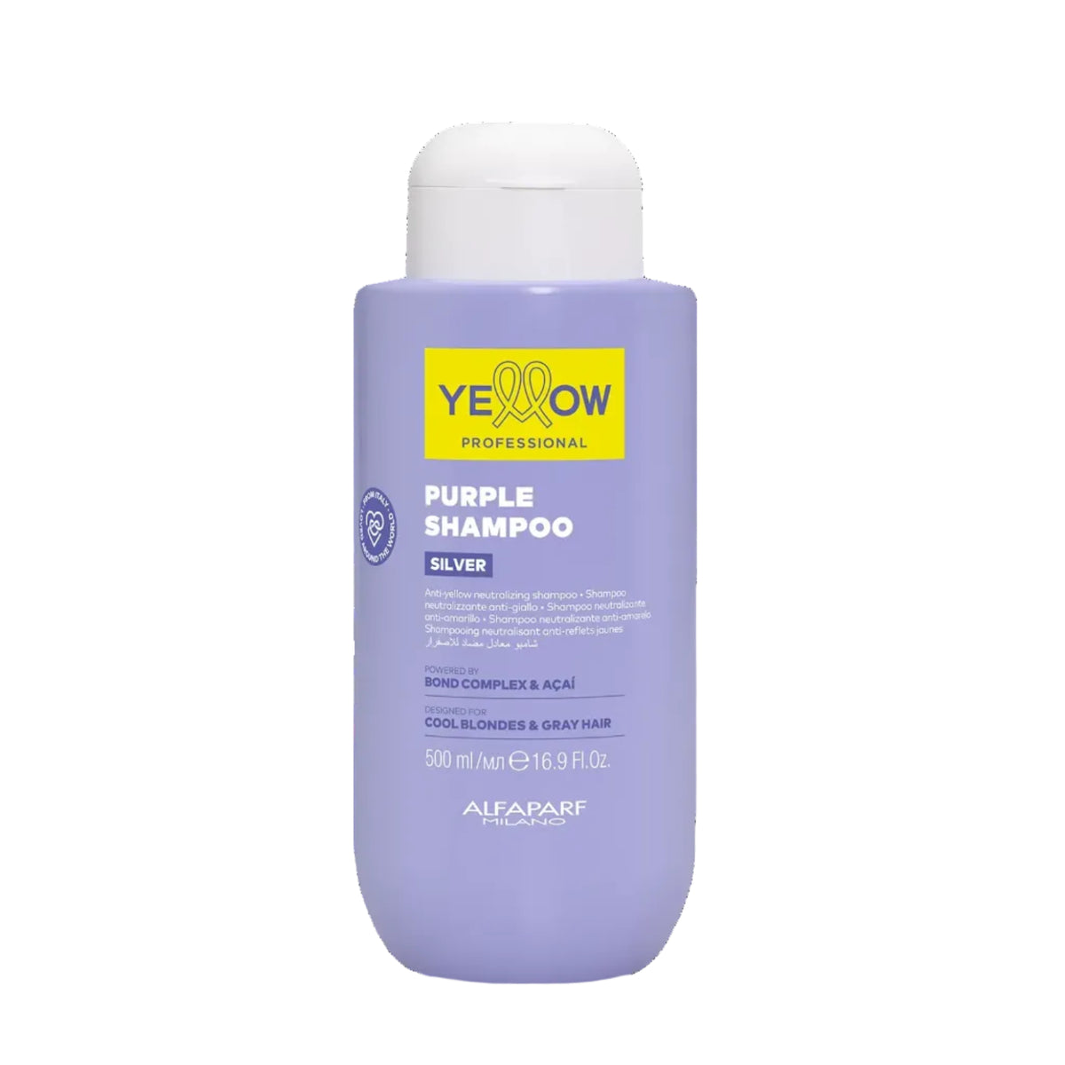 Shampoo Purple Silver Yellow X 500 mL