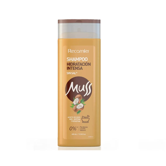 Shampoo Hidratación Intensa Muss Recamier X 400 mL
