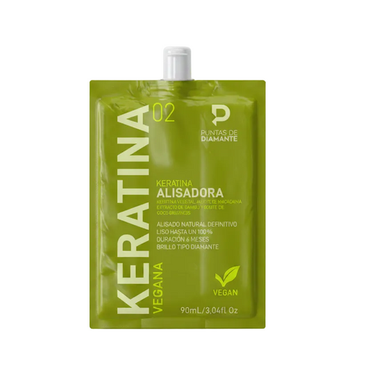 Keratina Alisadora Vegana Sachet Puntas De Diamante X 90 mL