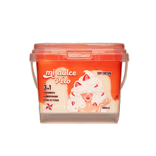 Tratamiento Mi Dulce Pelo Soy Crespa 3 En 1 Ponto X 380 mL