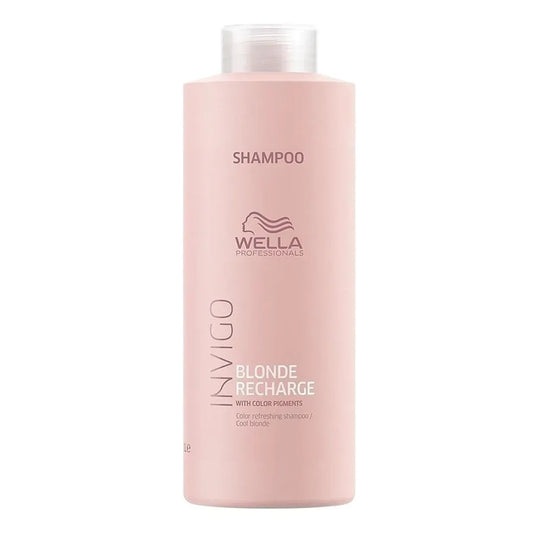 Shampoo Invigo Blonde Recharge Wella X 250 mL