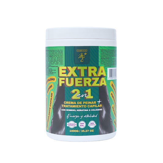 Crema de Peinar Tratamiento Extra Fuerza 2 en 1 MyE X 1000 G