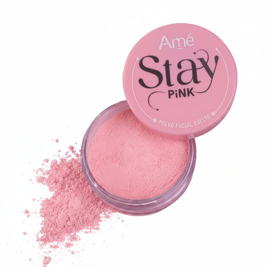 Polvo Suelto Rosado Stay Pink Ame X 10 Gr