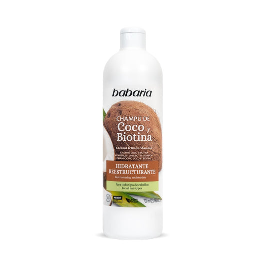 Shampoo De Coco Y Biotina Babaría X 700 mL