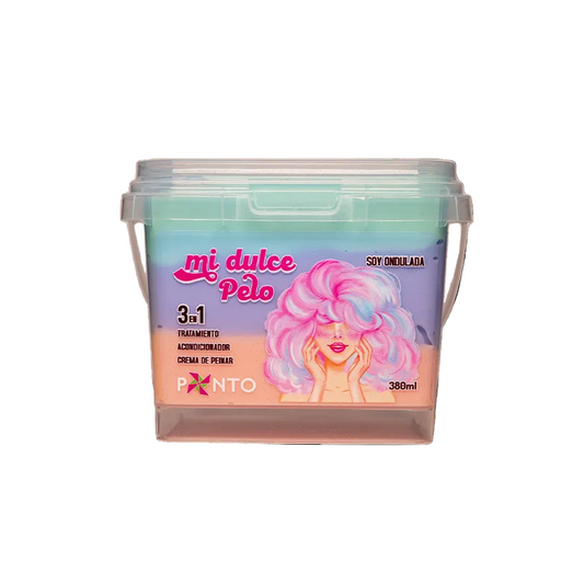 Tratamiento Mi Dulce Pelo Soy Ondulada 3 En 1 Ponto X 380 mL