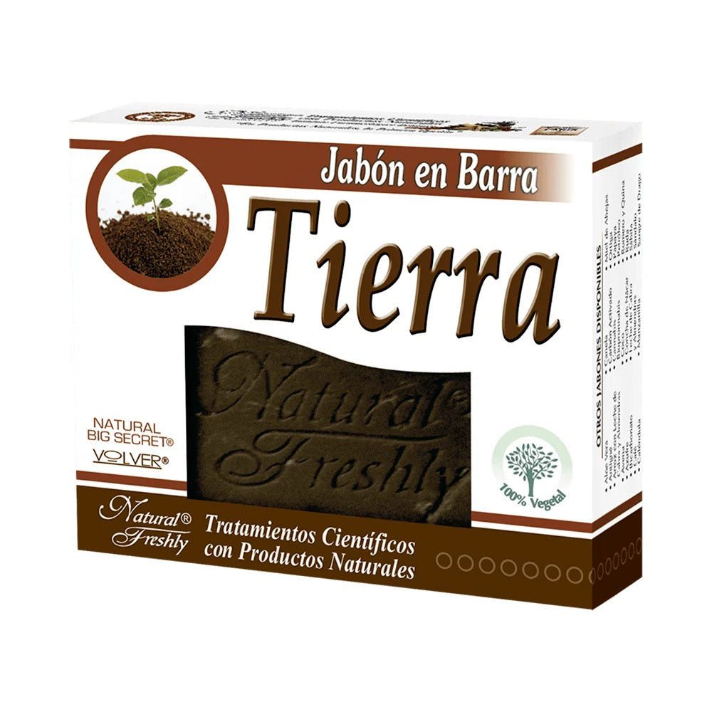 Jabón de tierra en barra Facial Natural Freshly